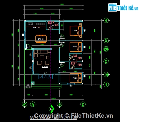 File cad,mặt bằng,ứng dụng,Biệt thự,Biệt thự 10,File Auto cad